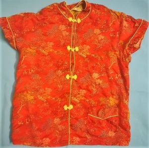 Kids Costumes to Hire - Chinese RED top with pocket